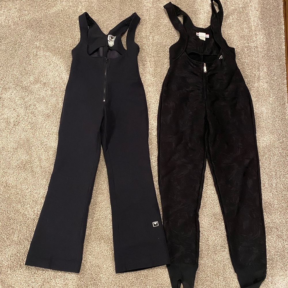 2 pair of women’s vintage Obermeyer ski bibs